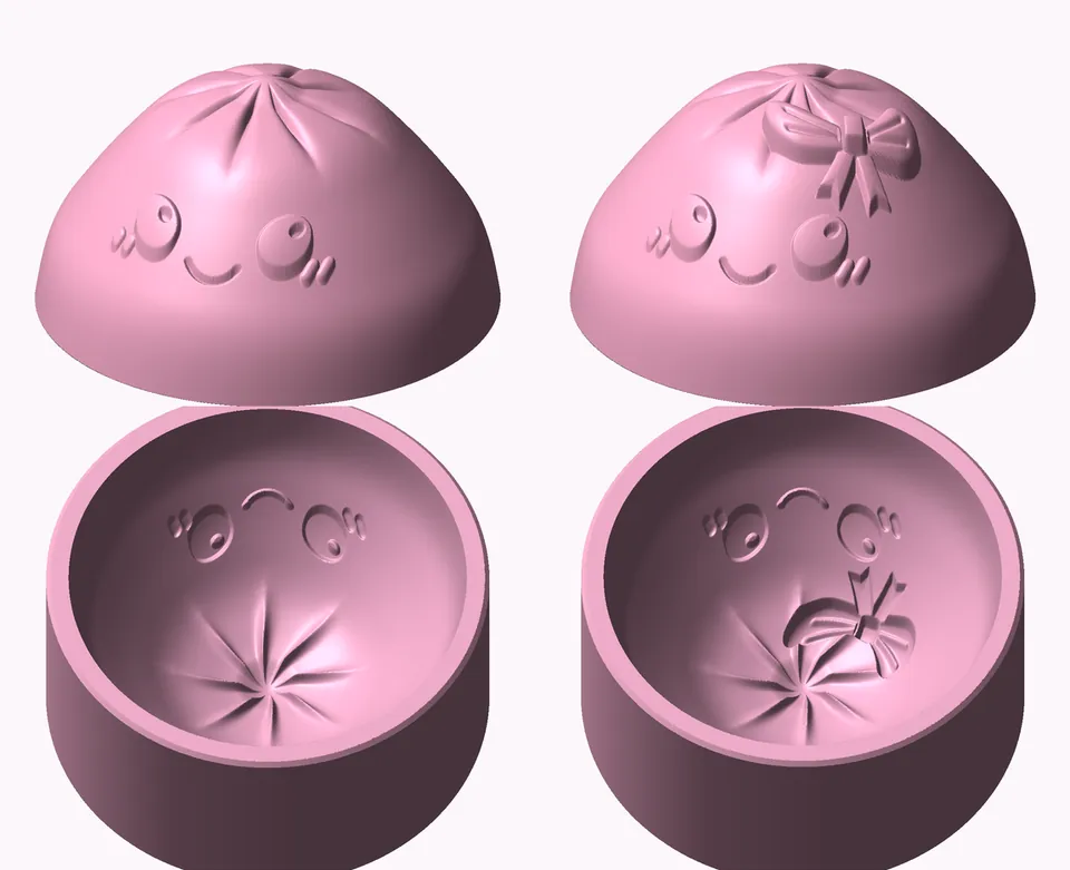 Kawaii Bao Bun Plaster Mold