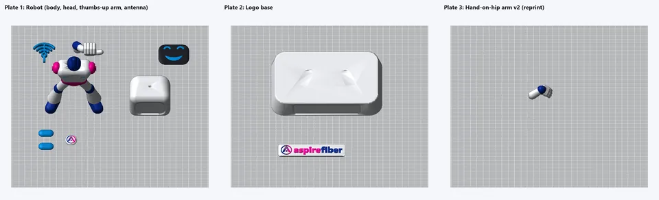 More of Aspire Fiber Mascot Figure